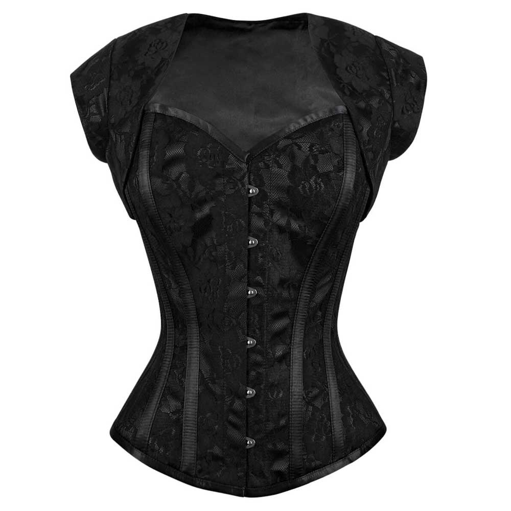Attitude Corsets - Allacaya survêtement corset - Noir